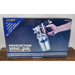 Vintage Mechanics 1qt Production Spray Gun Professional Series Aluminum  M576DB